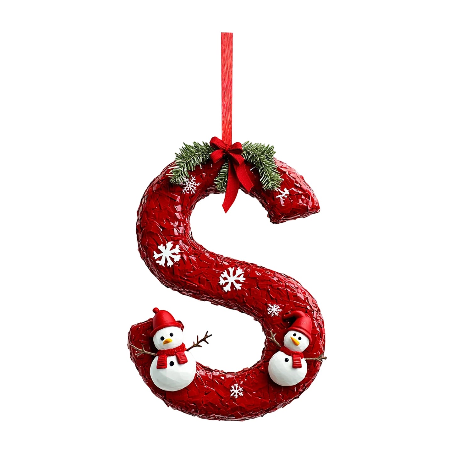 2d 26 Letter Christmas Ornaments Acrylic Flat Christmas Tree Home Decorations Ornaments Christmas Tree Decoration 2d Letter Pend