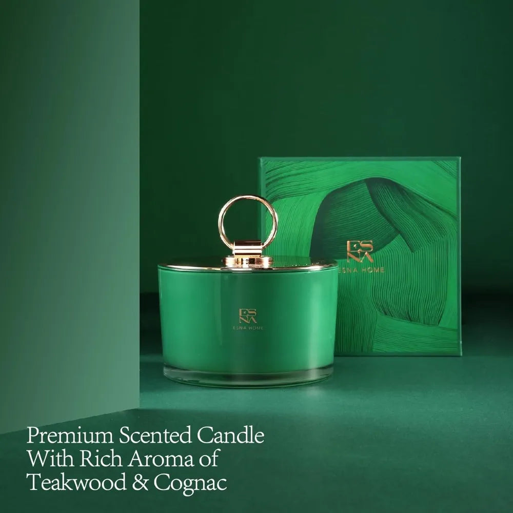 Lavender Aromatherapy Soy Candles for Home - Premium Scented Natural Essential Oil Cotton Wick Housewarming Gift