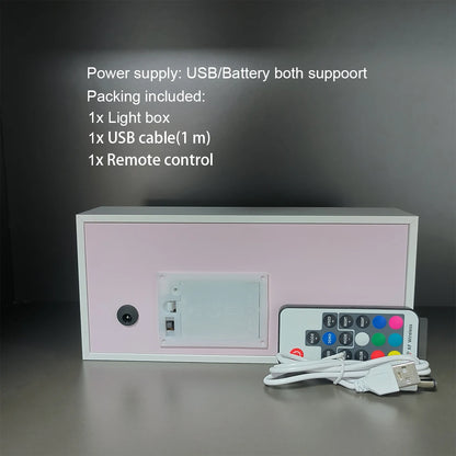 3D Anime Motion Night Light Anime Laser Lamp Box Led Light For Bedroom Desk Decor Manga Birthday Gift Table Lamps Lightbox