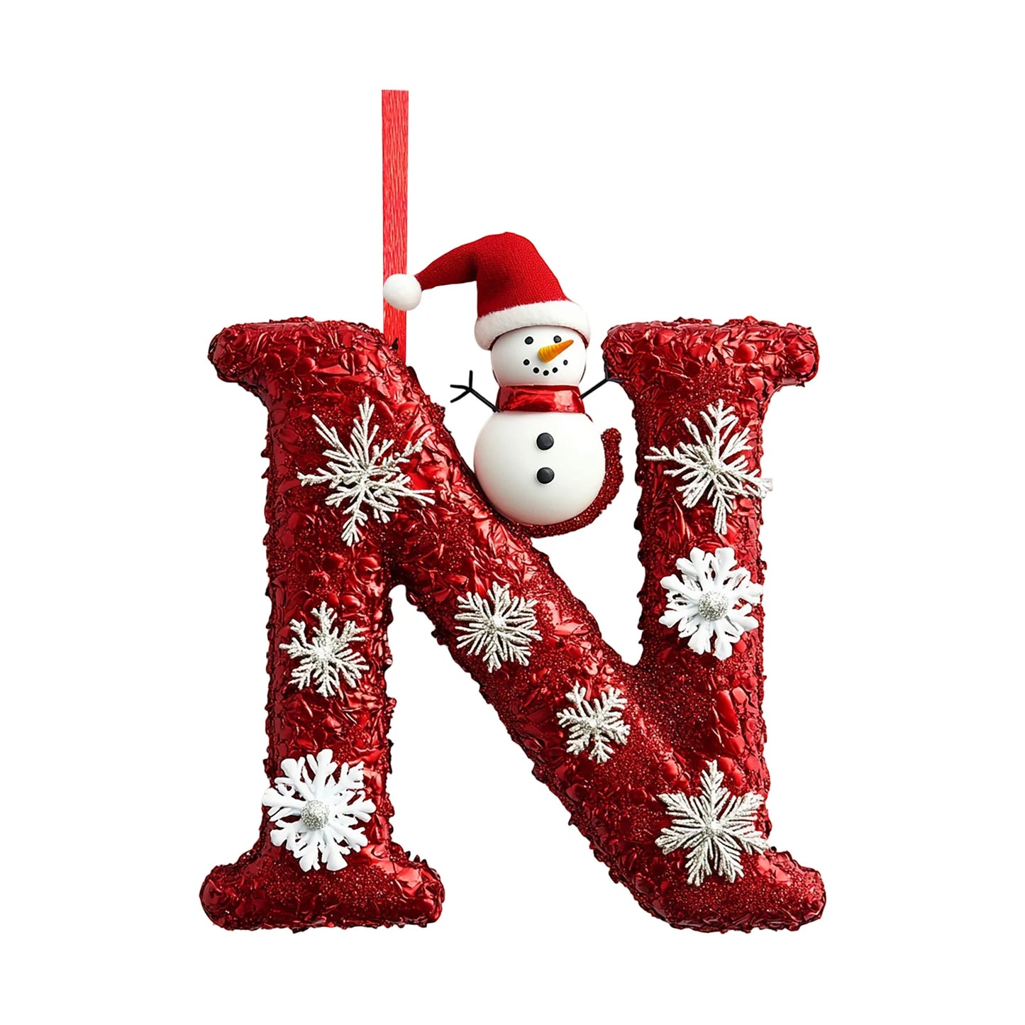 2d 26 Letter Christmas Ornaments Acrylic Flat Christmas Tree Home Decorations Ornaments Christmas Tree Decoration 2d Letter Pend