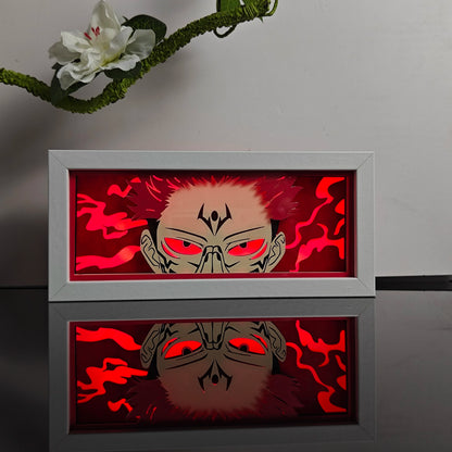 3D Anime Motion Night Light Anime Laser Lamp Box Led Light For Bedroom Desk Decor Manga Birthday Gift Table Lamps Lightbox