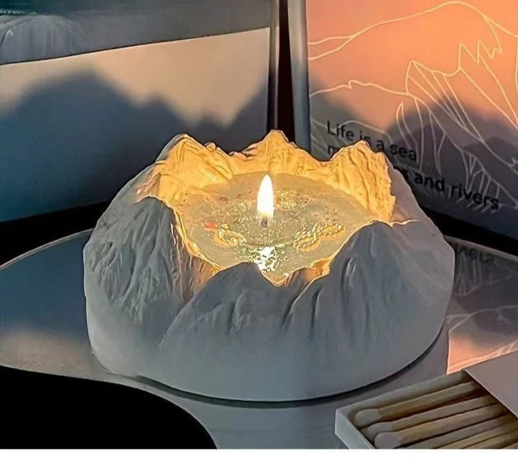 Glacier Aromatherapy Candles Home Decoration Wedding Birthday Gift for Girlfriend and Best Friends