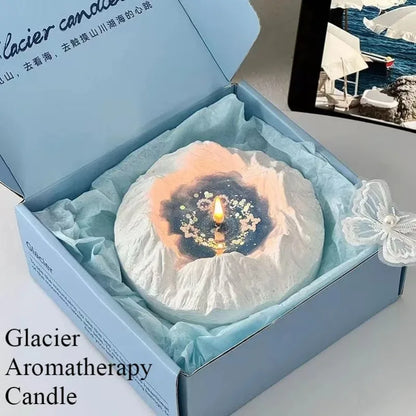 Glacier Aromatherapy Candles Home Decoration Wedding Birthday Gift for Girlfriend and Best Friends