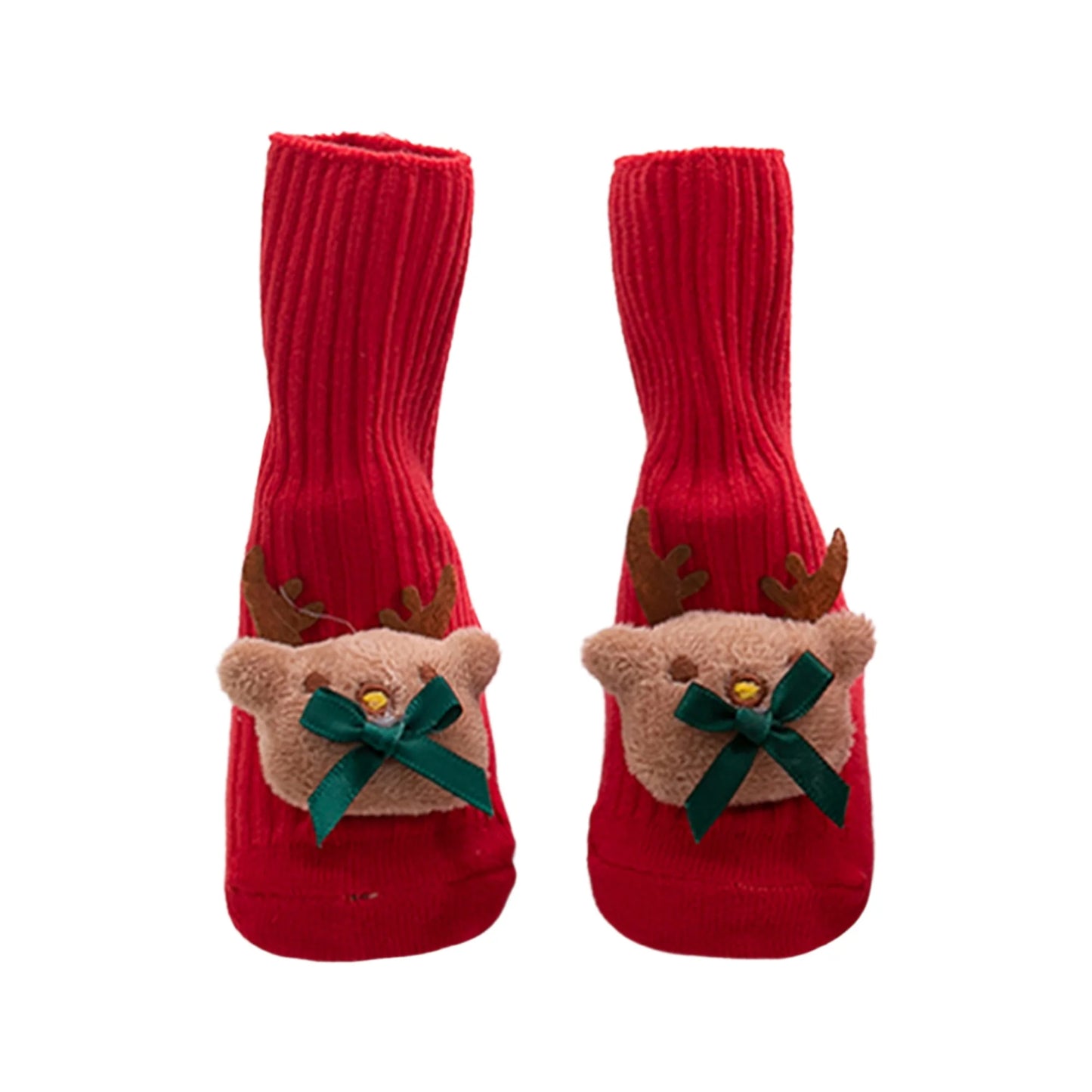 Adorable Snowman Penguin Christmas Socks Warm Cozy Knit Socks for Kids Boys Girls Xmas Holiday Gift Winter Socks