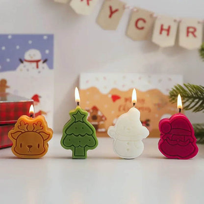 Creative Christmas Snowman Gingerbread Man Christmas Candle Aromatherapy - HORA GIFT