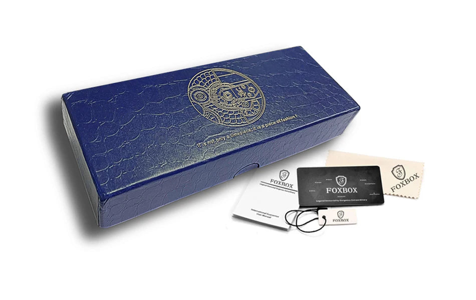 FOXBOX Military Waterproof Watch For Men LIGE Luxury Crolling Pointer Magnetic Force Watch Men Fashion Sport Quartz Chronograph