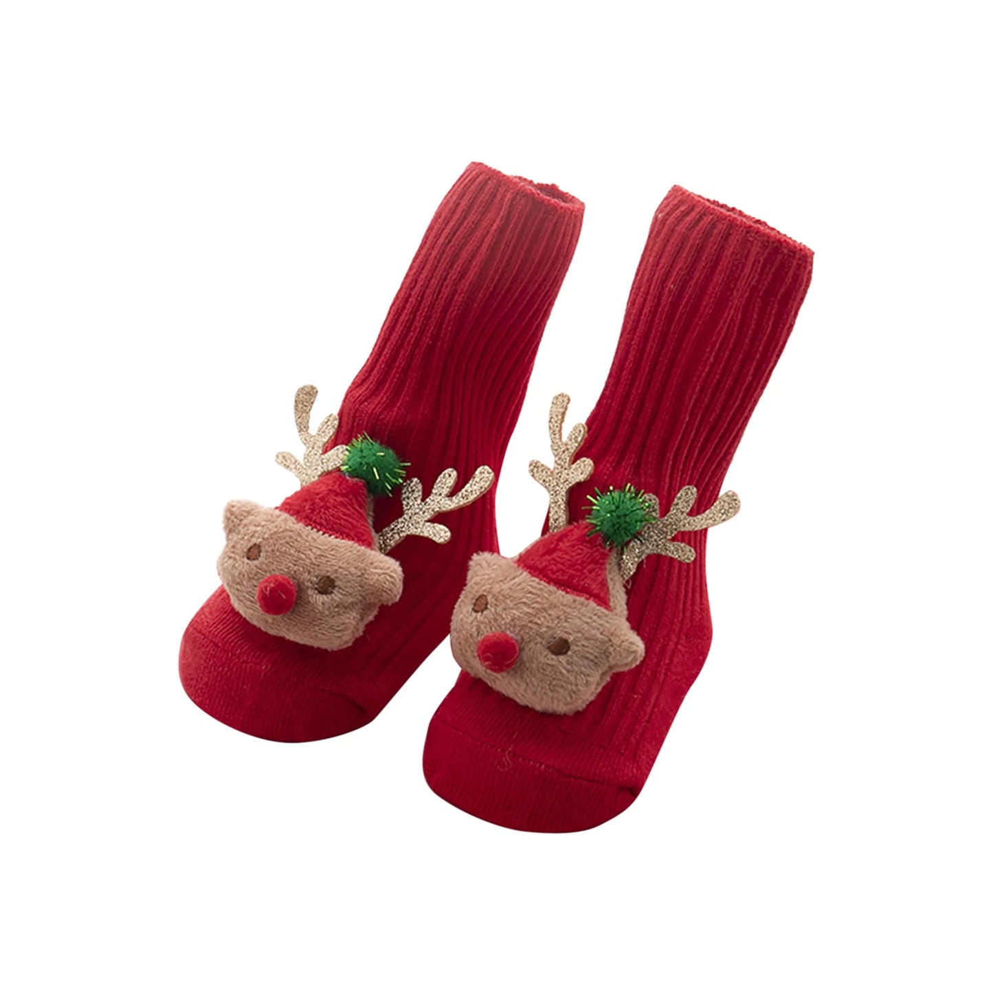 Adorable Snowman Penguin Christmas Socks Warm Cozy Knit Socks for Kids Boys Girls Xmas Holiday Gift Winter Socks