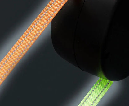 3in1 Double Head Automatic retractable Dog leash Flashlight Poop Bag Dispenser Reflective Pet Cat Extendable Puppy Traction Rope