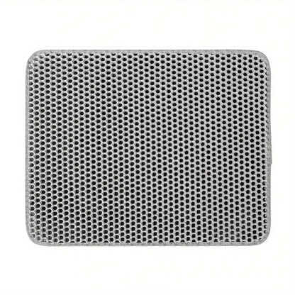 1Pc Large Size Cat Litter Mat-Advanced Honeycomb Double Layer Design - HORA GIFT