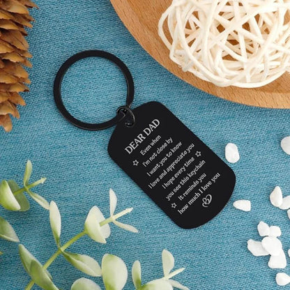 Father's Day for Dad Gifts - Drive Safe Keychain - HORA GIFT