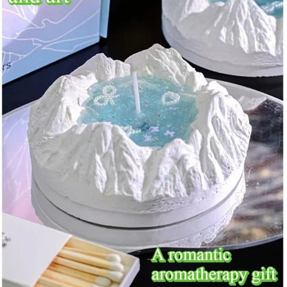 Glacier Aromatherapy Candles Home Decoration Wedding Birthday Gift for Girlfriend and Best Friends