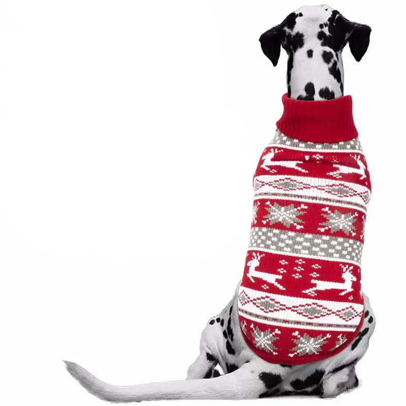 XS-XXL Christmas Pet Dog Sweaters Autumn Winter Warm Pet Cat Clothing for Small Large Dog Chihuahua Puppy Sweater Coat Outfit