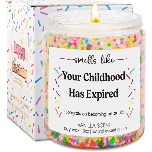 18th Birthday Candles - 18th Birthday Gifts for Girls, Boys - Gifts for 18 Year Old Girl, Boy, Female - Funny Turning 18, Happy