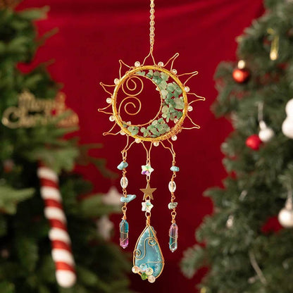 Crystal Wind Chime Suncatcher - HORA GIFT