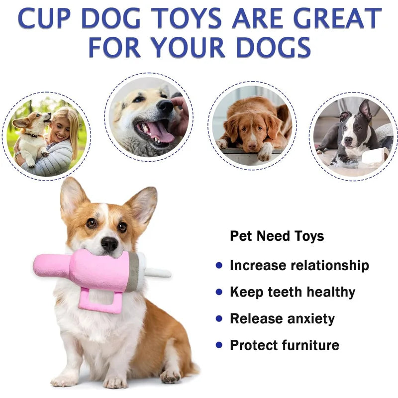 1-Piece Pet Water Cup Toy - Food-Grade PP, 2-in-1 Water & Play, Leak-Proof & Easy to Clean for Home/Outdoor