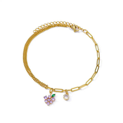 Elegant Zircon Flowers Bracelet - HORA GIFT