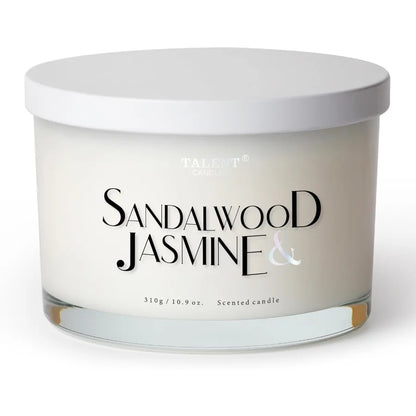 Scented Candles for Home Large 3 Wick Jar Candles with Natural Soy Wax for Aromatherapy and Relaxation Perfect Gift for Women a