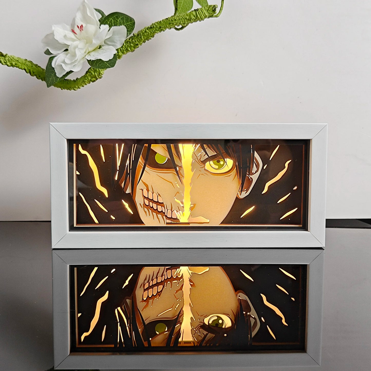 3D Anime Motion Night Light Anime Laser Lamp Box Led Light For Bedroom Desk Decor Manga Birthday Gift Table Lamps Lightbox