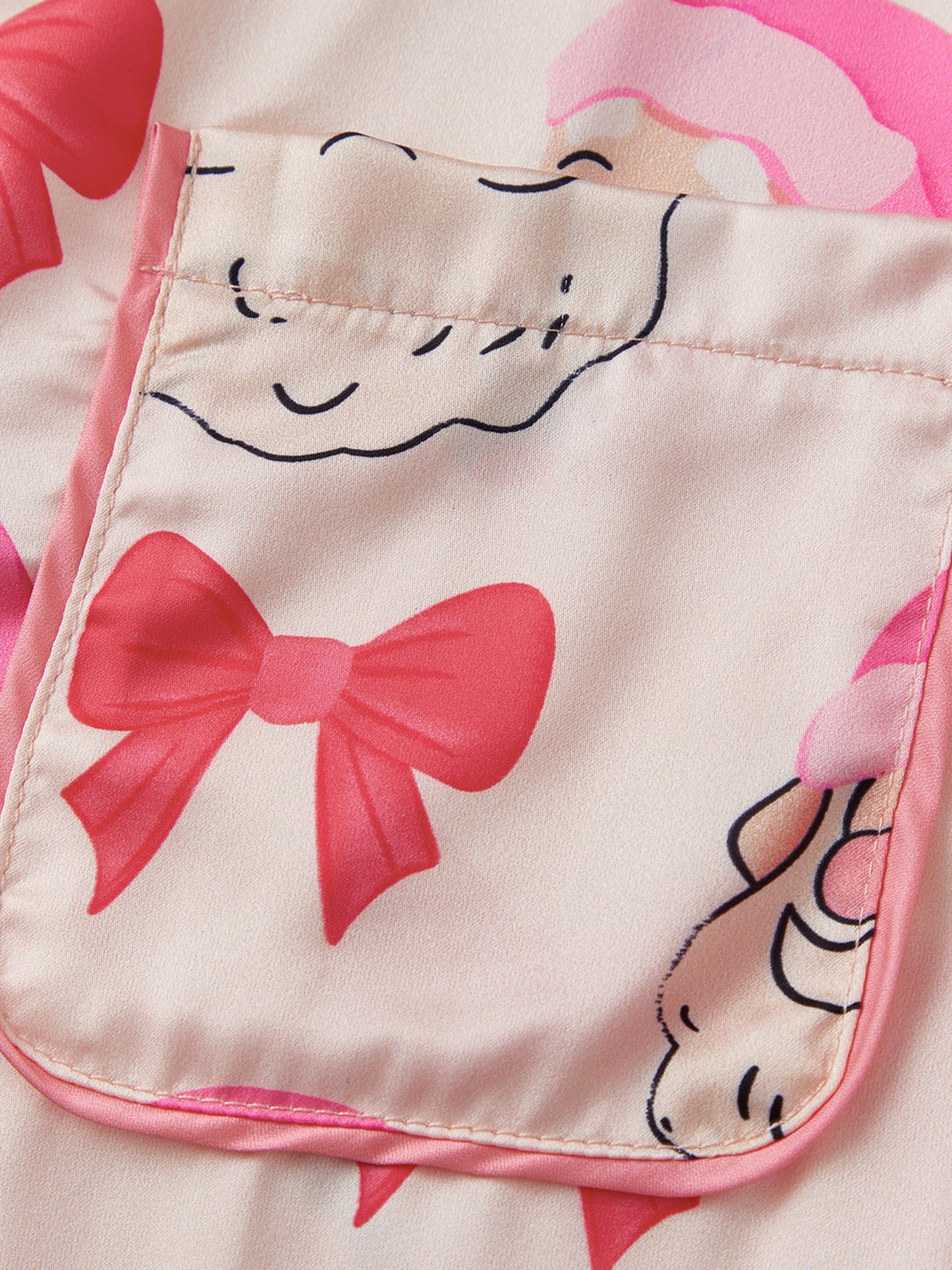 Festive Family Matching Pajamas Set with Reindeer Print Long Sleeve Tops and Pants for Christmas Eve Cozy Time