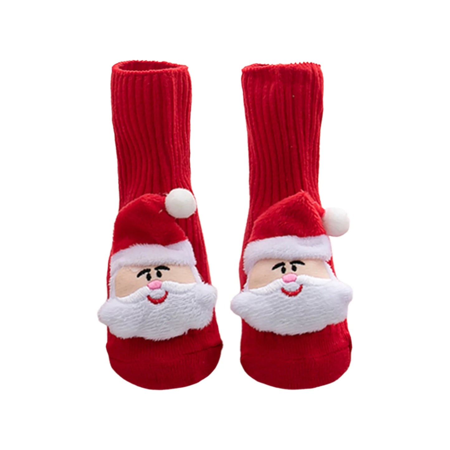 Adorable Snowman Penguin Christmas Socks Warm Cozy Knit Socks for Kids Boys Girls Xmas Holiday Gift Winter Socks