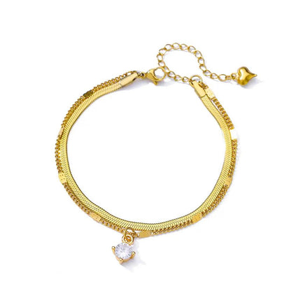 Elegant Zircon Flowers Bracelet - HORA GIFT