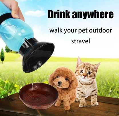 500ml Outdoor Squeeze Portable Pet Dog Water Bottle - HORA GIFT