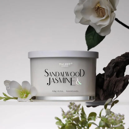 Scented Candles for Home Large 3 Wick Jar Candles with Natural Soy Wax for Aromatherapy and Relaxation Perfect Gift for Women a