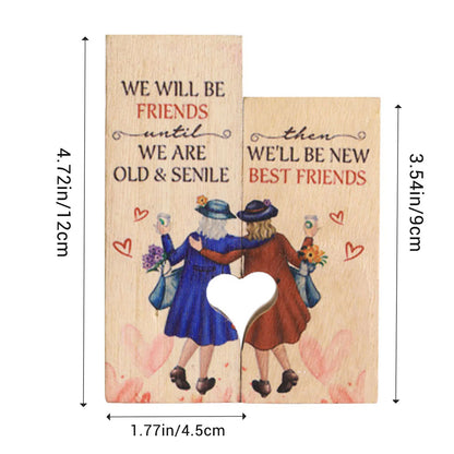 Wooden Frame Chic Candle Holder Retro Style Eye-catching Design Candle Holder Inspirational Gifts for Women