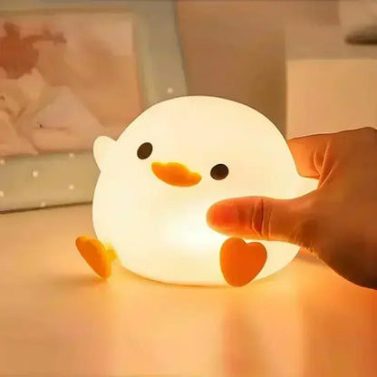 【Perfect Christmas Gift】Adorable Unicorn Silicone Night Light – USB Rechargeable 3-Level Dimmable Touch Lamp