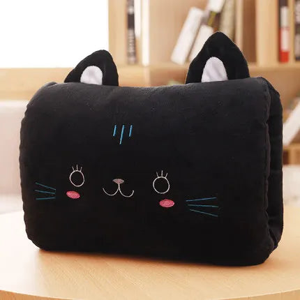 Children's Plush Pillows Hand Warmers Gloves Adults Cartoon Nap Pillows Cushions Creative Hand Warmers Plush Children's Day Gift