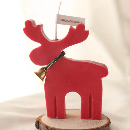Christmas Candles Scented Deer Candles Home Decoration Merry Christmas Scented Candles Giving Festival Gift For Home New Year - HORA GIFT
