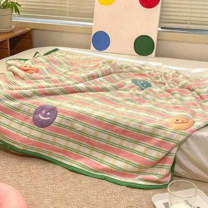 Nordic Throw Blankets Home Decor Flannel Bed Blanket - HORA GIFT