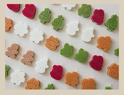 Creative Christmas Snowman Gingerbread Man Christmas Candle Aromatherapy - HORA GIFT