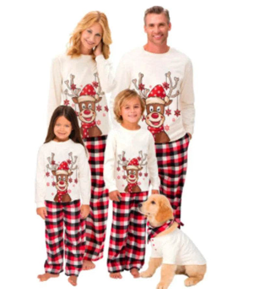 2024 Christmas Pajamas Sets Baby Mom Kids Father Family Look Clothing Suits Xmas Long Sleeve Sleepwear Matching Outfits - HORA GIFT