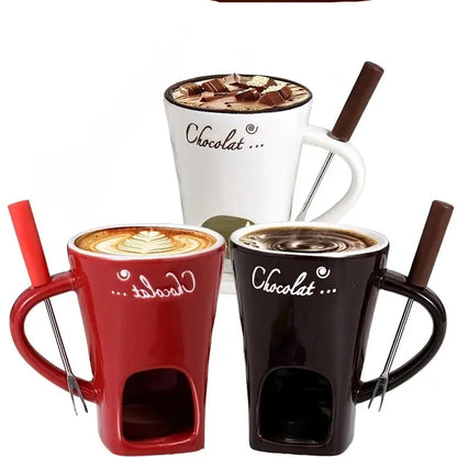 Home Double-Layer Heat-Resistant Ceramic Cup – Universal, Anti-Scald Design, Ideal for Coffee & Beverages