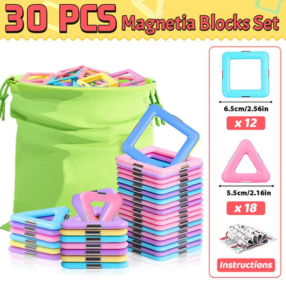 Magnetic Blocks Magnetic Building Blocks Set Magnetic Blocks STEM Toys Creativity Educational Construction Toys for Kids Gifts