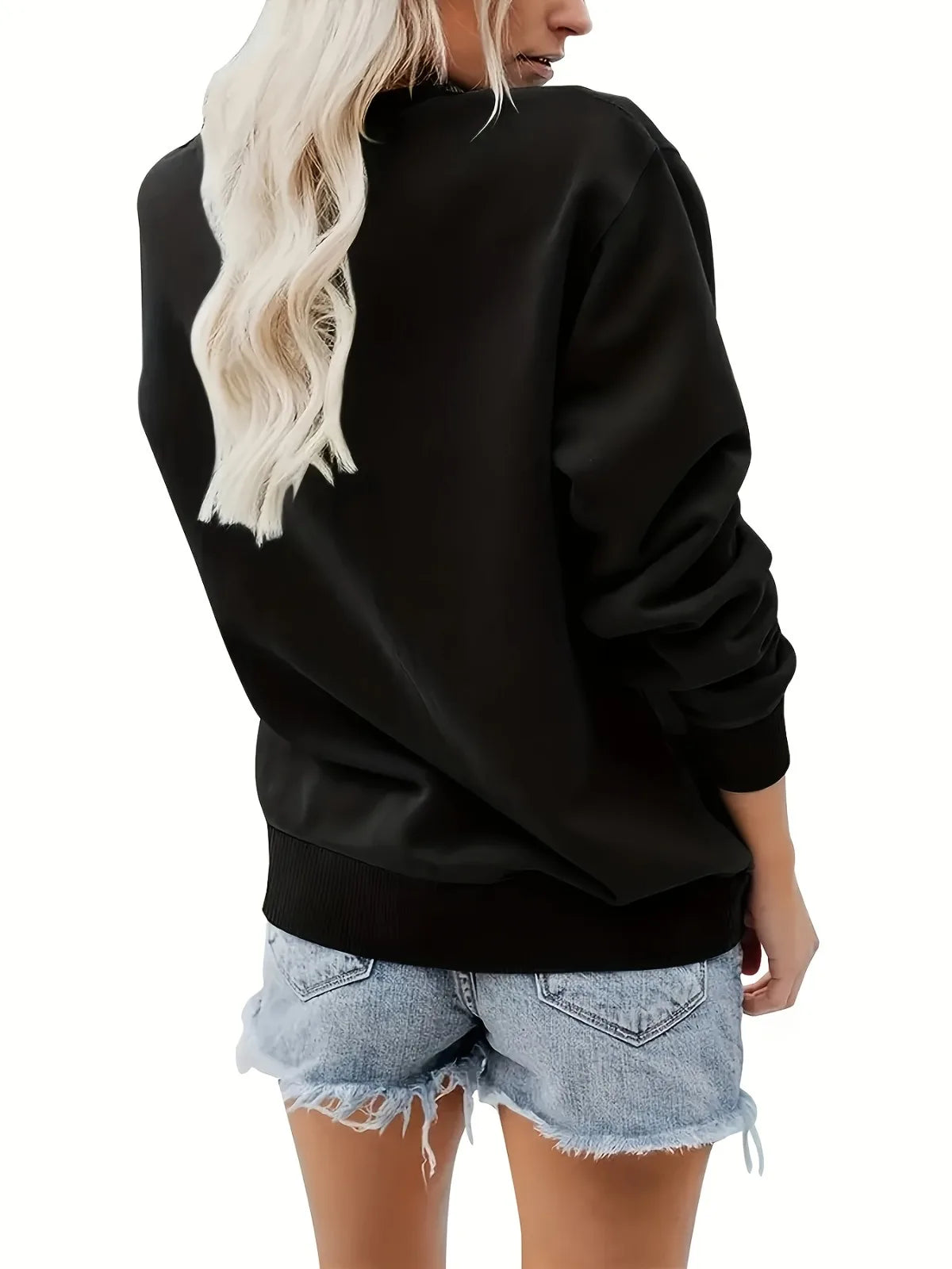 Women's Fashionable Casual Elegant Santa Claus Print Pattern Round Neck Hoodie Suitable for Parties Holidays Gift Pullovers