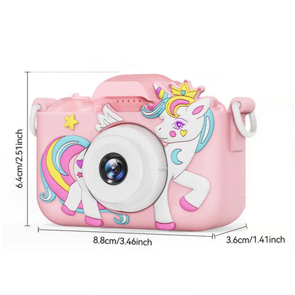 Kids Camera Digital Dual Camera HD 1080P Video Camera Toys 2 Inch IPS Screen 1080P HD Mini Cam Color Display Children Birthday G