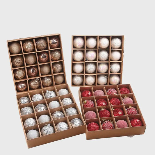 16pcs/box 6CM Christmas Ball - HORA GIFT