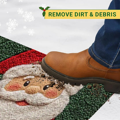 Christmas Carpet Door Merry Christmas Mat Festival Santa Claus Outdoor Decorations Home 2025 Navidad Xmas Ornament New Year 2026