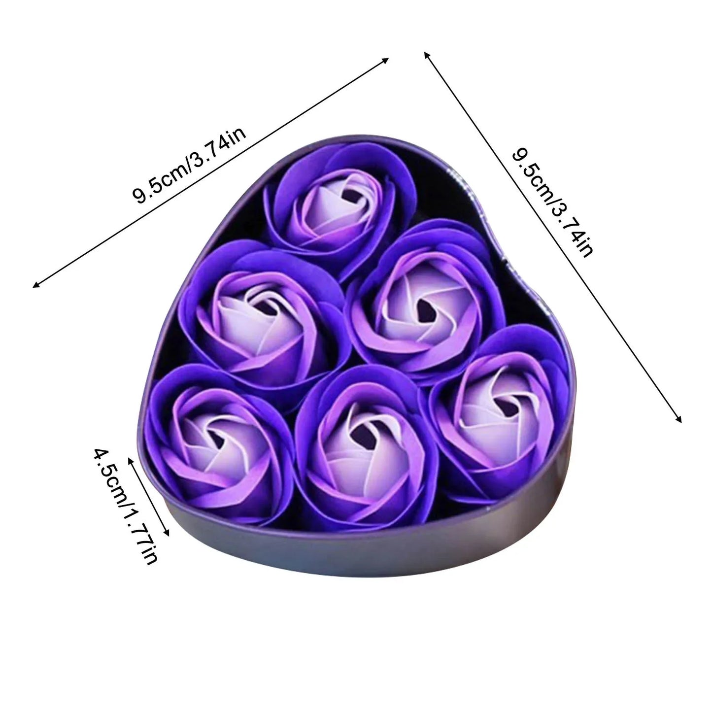 Soap Rose Romantic Scented Bath Soap Flowers Home Decor Fake Flower Wedding Pink Petal Valentine's Day Party Gift Box