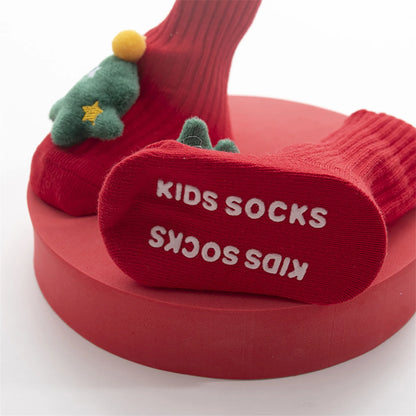 Adorable Snowman Penguin Christmas Socks Warm Cozy Knit Socks for Kids Boys Girls Xmas Holiday Gift Winter Socks