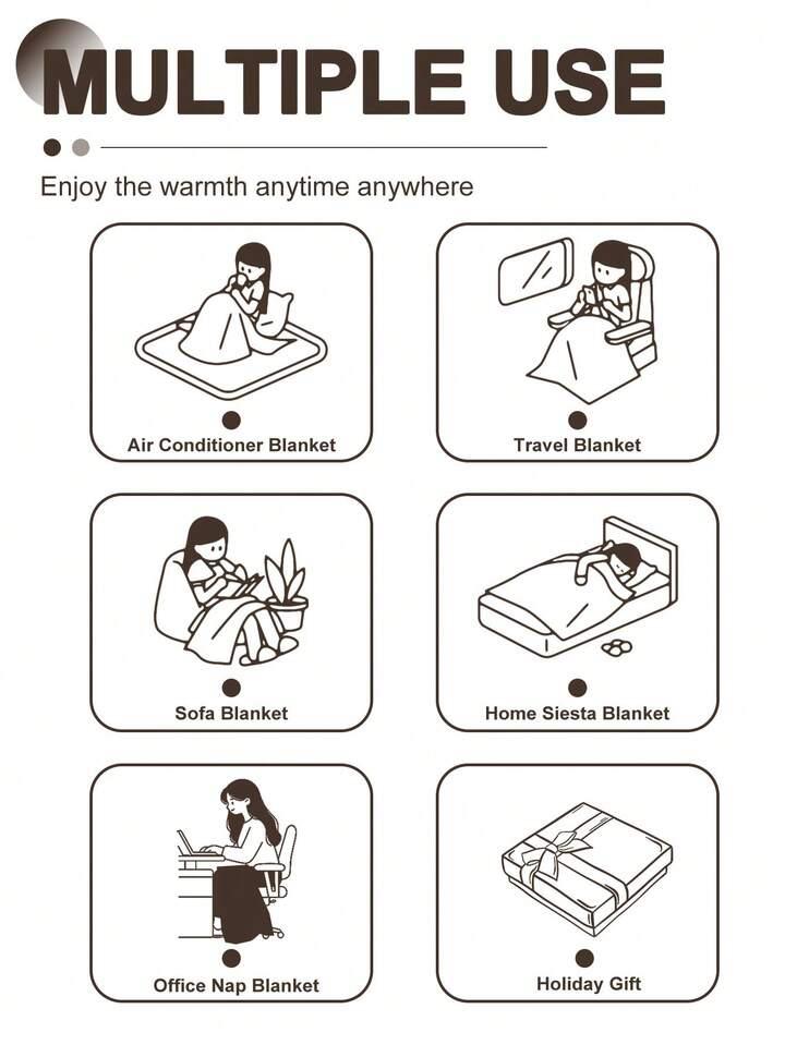 1pc Jacquard Sherpa Weighted Blanket 10lbs for Adults- Soft, Warm, and Thickened Calm Blanket for Ultimate Comfort